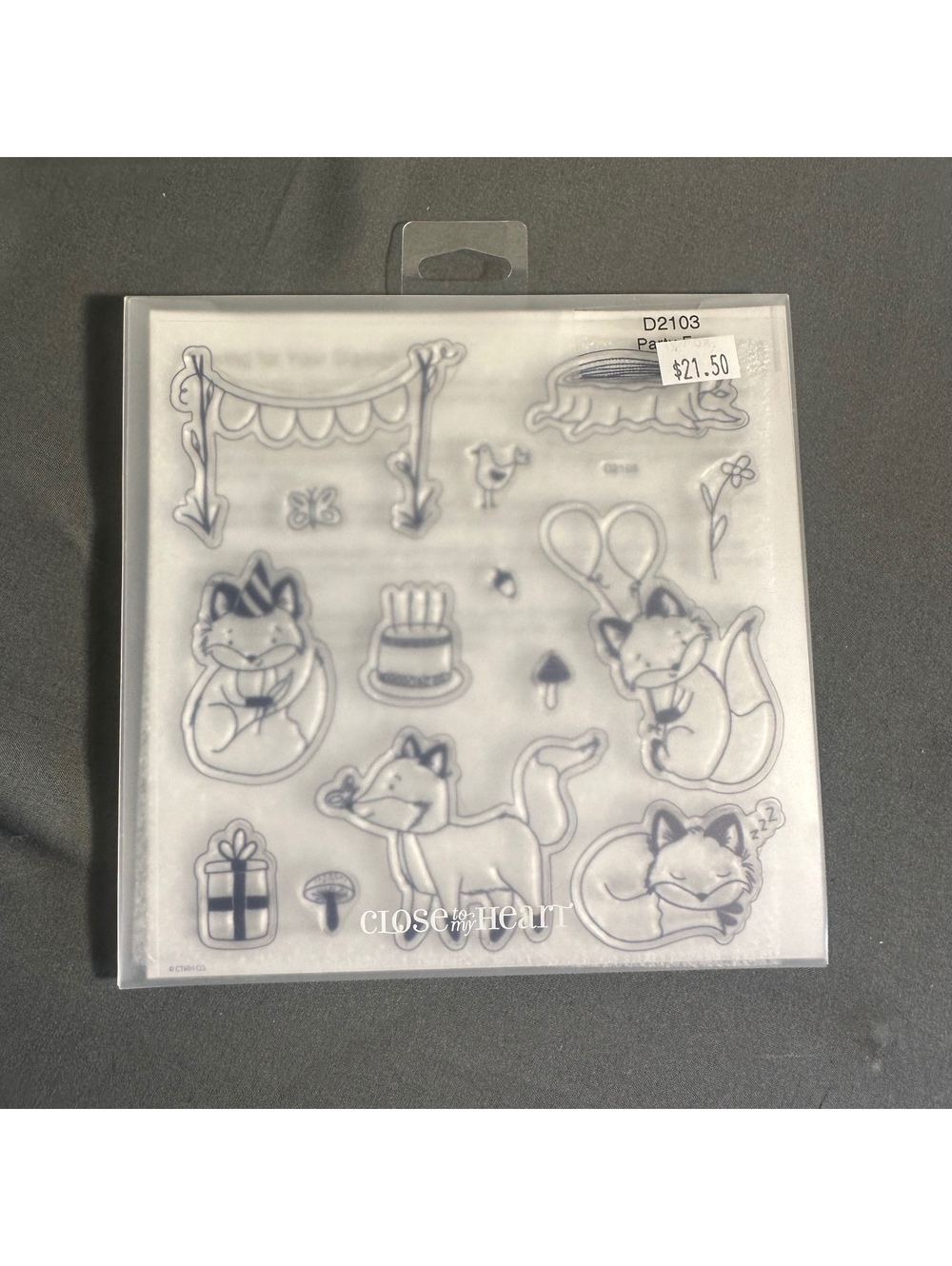 Close To My Heart D2103 Party Acrylic Stamp Set